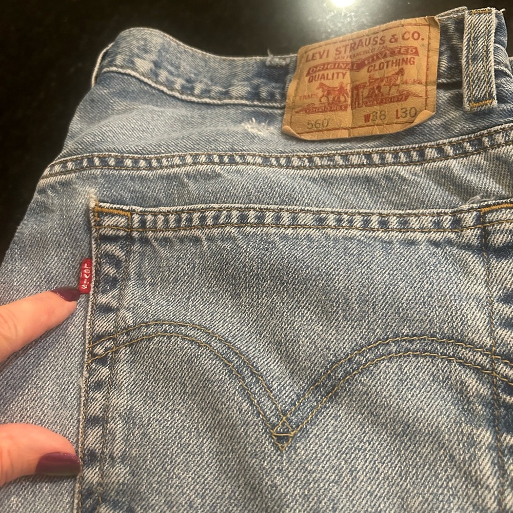 Men’s Comfort fit Levi Jeans 38x30. EUC Vintage - Picture 5 of 11